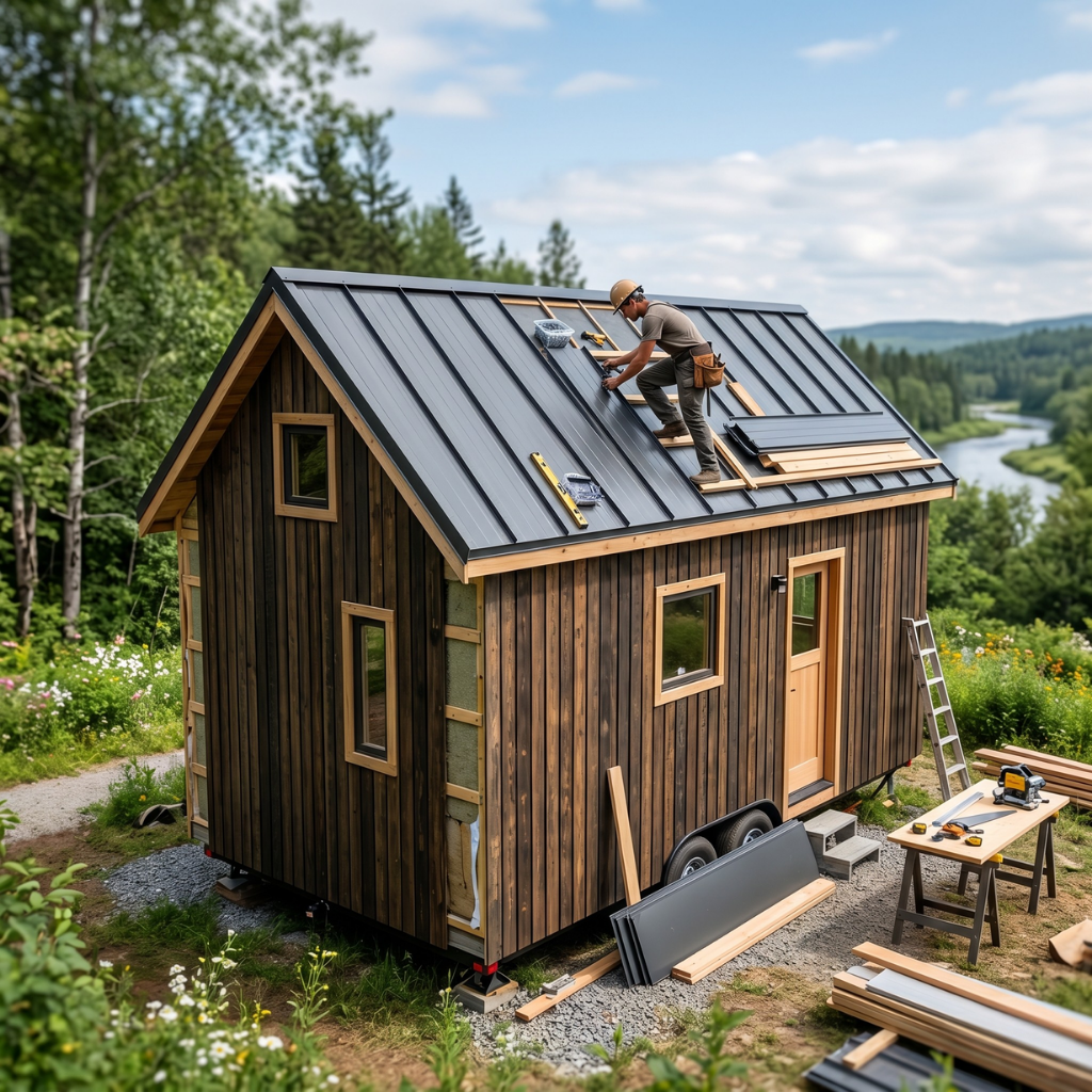 Tiny House Çatı ve Cephe Kaplama